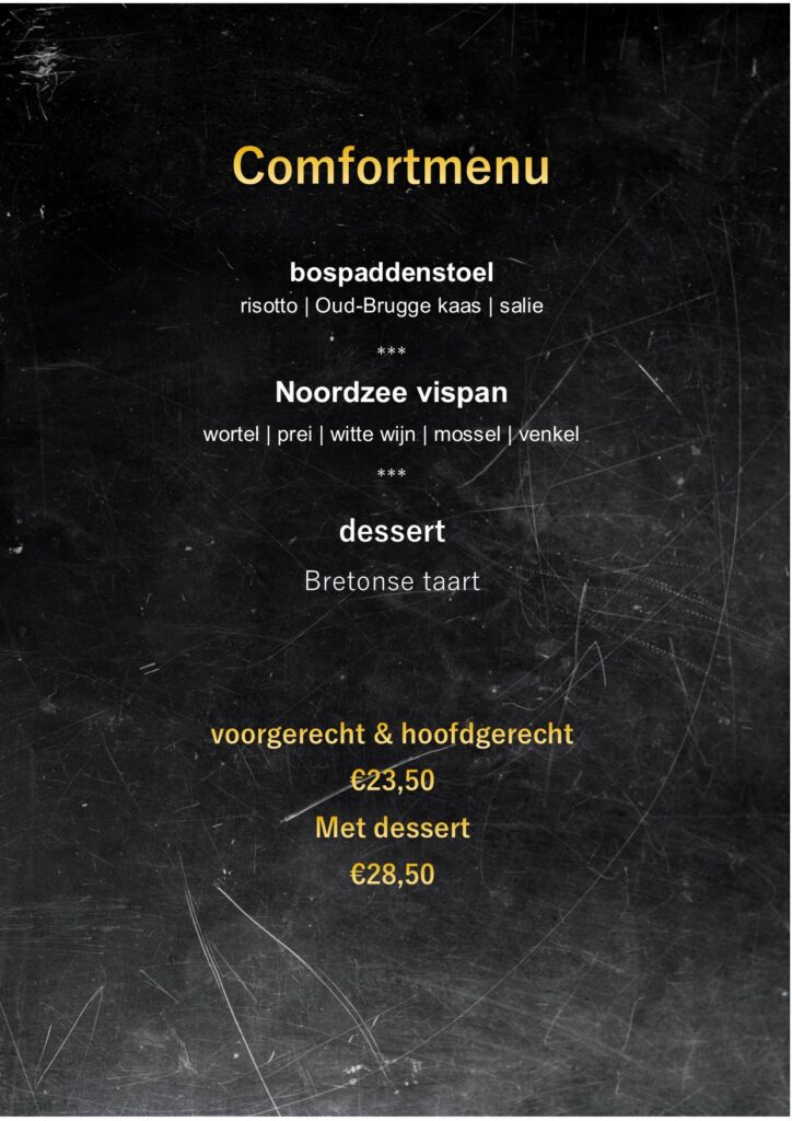 comfort menu herfst