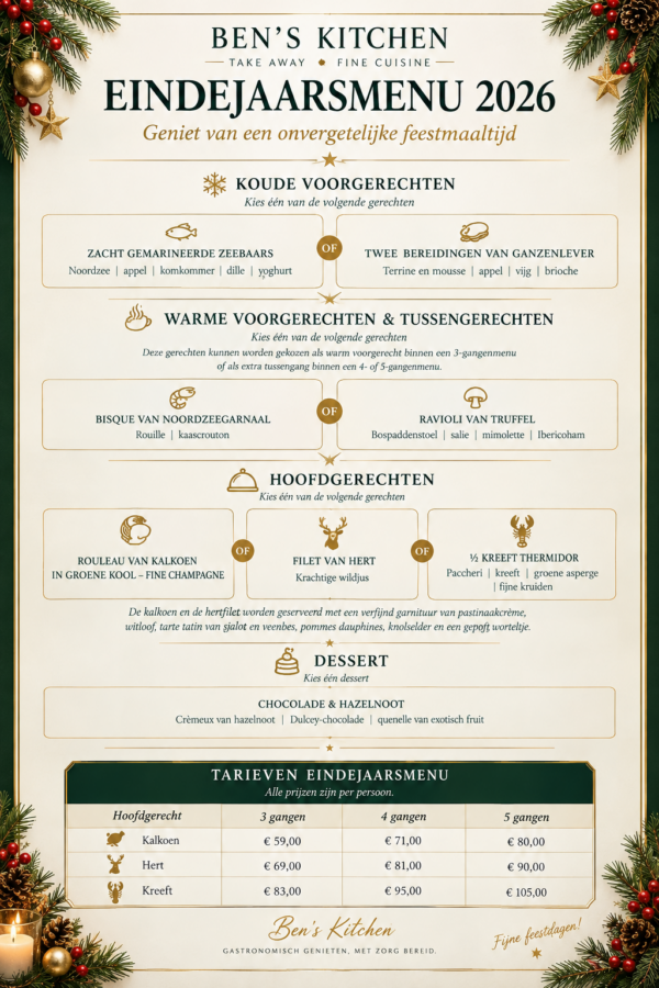 Elegant Eindejaarsmenu ()